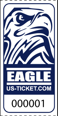 Eagle Head Roll Tickets Navy