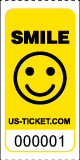 Premium Smile Roll Ticket Yellow
