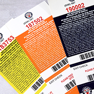 Custom Valet Ticket Variations