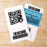 Custom QR Code Valet Ticket