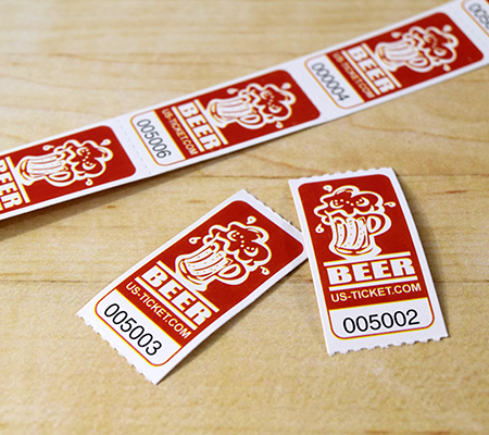 Premium Beer Drink / Bar Roll Ticket