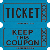 Bristol Double Roll Raffle Tickets Pink