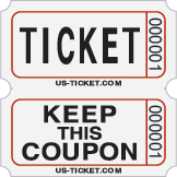 Bristol Double Roll Raffle Tickets