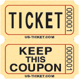 Bristol Double Roll Raffle Tickets Blue