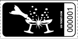 Premium Champagne Drink/Bar Tickets White