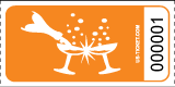 Premium Champagne Drink/Bar Tickets Orange