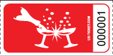 Premium Champagne Drink/Bar Tickets Red