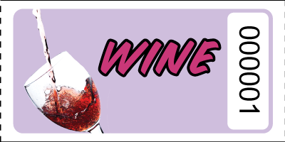 Graphic Style Wine Tickets