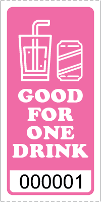 Premium Good for One Drink Ticket Purple