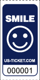 Premium Smile Roll Ticket Navy