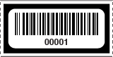 Barcode And Numbered Roll Ticket