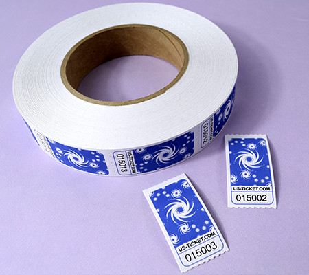 Galaxy Design Roll Ticket Roll