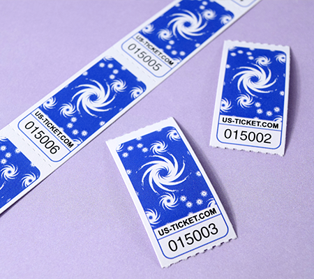 Galaxy Design Roll Ticket 