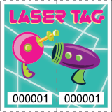 Premium Laser Tag Roll Tickets