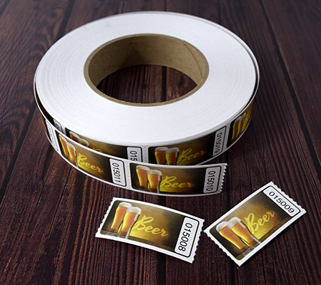 Graphic Style Beer Tickets