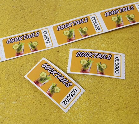 Graphic Style Cocktail Tickets