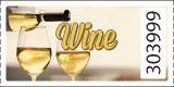 Graphic Style White Wine Tickets