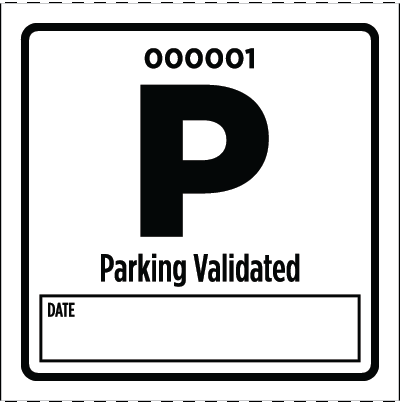 Premium Parking Validation Tickets