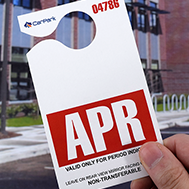 April Parking Permit